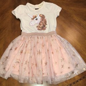 Unicorn Dress with sparkling stars